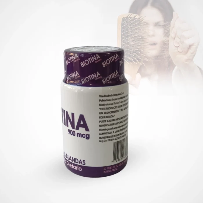 Biotina x 30 Capsulas - Imagen 2
