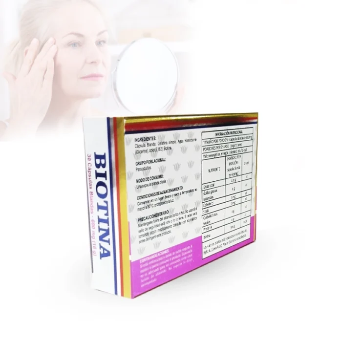 Biotina x 30 Capsulas Caja - Imagen 2