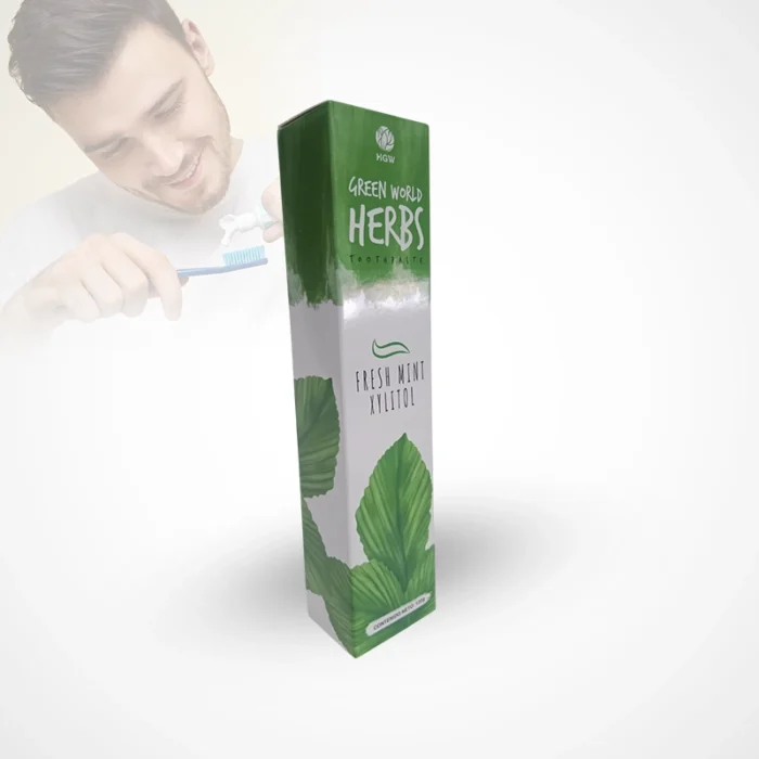Crema Dental Herbs Natural Sin Fluor - Imagen 1