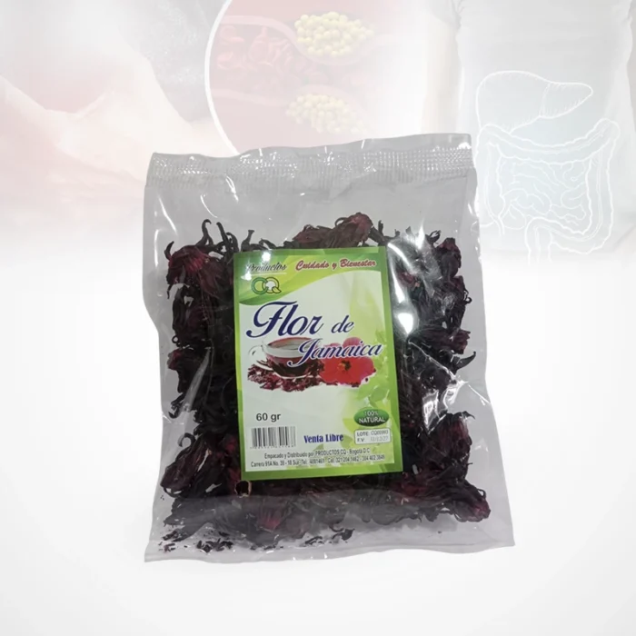 Flor de Jamaica x 60 g. - Imagen 1
