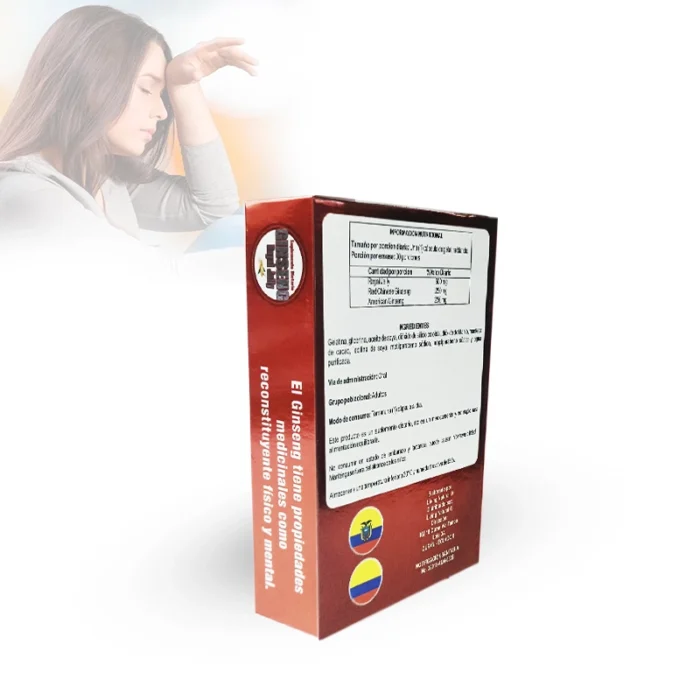 Ginseng x 30 Capsulas Caja - Imagen 2
