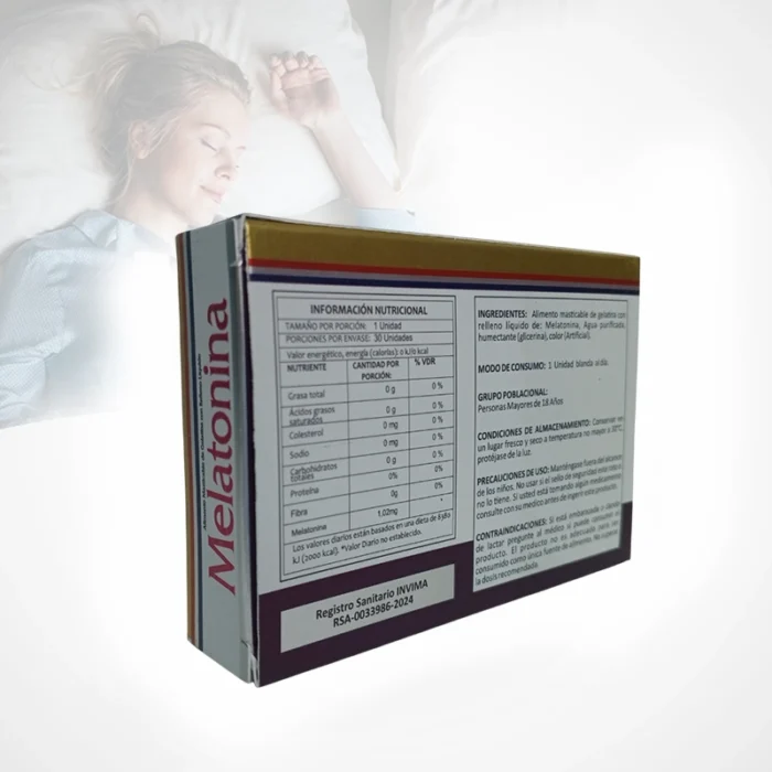 Melatonina x 30 Capsulas Caja - Image 2