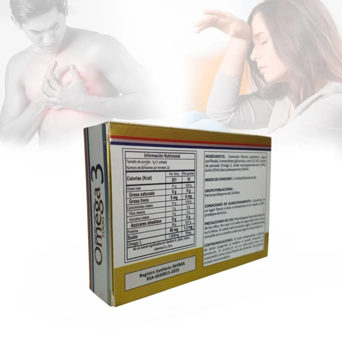 Omega 3 x 30 Capsulas Caja - Image 2