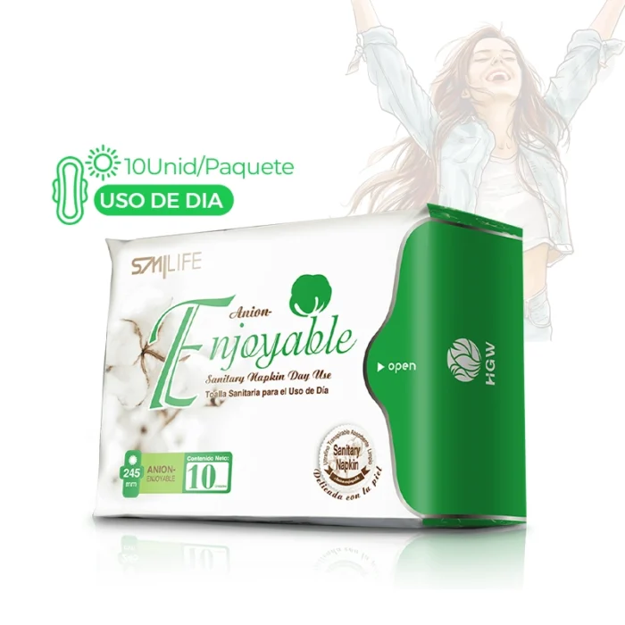 Toallas Sanitarias Día ENJOYABLE (10 Unidades Paq.) - Imagen 1