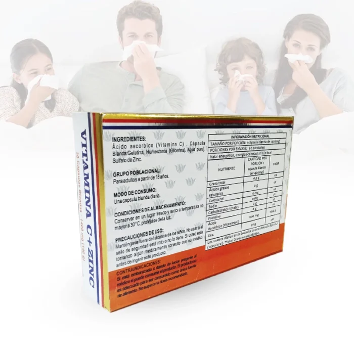 Vitamina C x 30 Capsulas Caja - Imagen 2