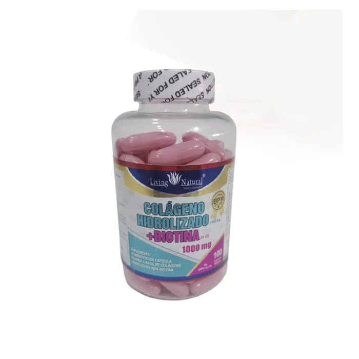 Colageno Hidrolizado + Biotina x 100 Capsulas - Image 2