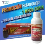Cerebral: 1 Mega Cbrin 500 ml + 1 Caja de Vitacerebrina (10 Ampolletas bebibles - 20 Capsulas)