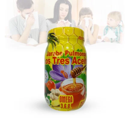 Jarabe pulmonar tres aceites 350 ml.
