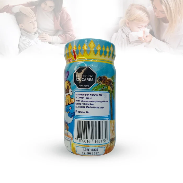 Jarabe pulmonar tres aceites kids 240 ml. - Image 2