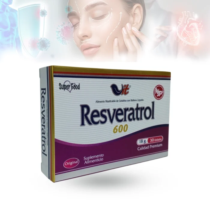 Resveratrol x 30 Capsulas Caja Resveratrol x 30 Capsulas Caja - Image 1